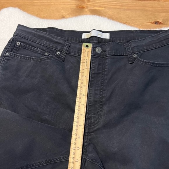 Signature by Levi Strauss Athletic Mens Black Straight Leg Denim Jeans Sze 40x30 - Picture 11 of 12